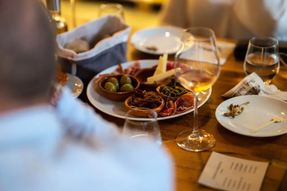 Repas de groupe près de La Penne-sur-Huveaune